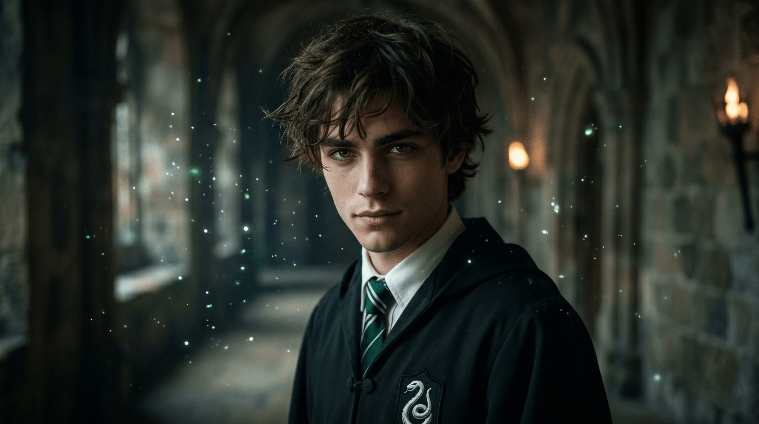 Mattheo Riddle character portrait showing his intense and charismatic personality