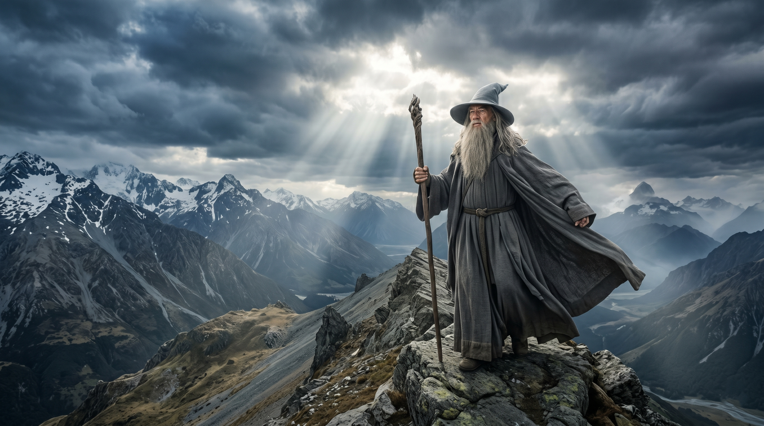 Ian McKellen as Gandalf in The Lord of the Rings