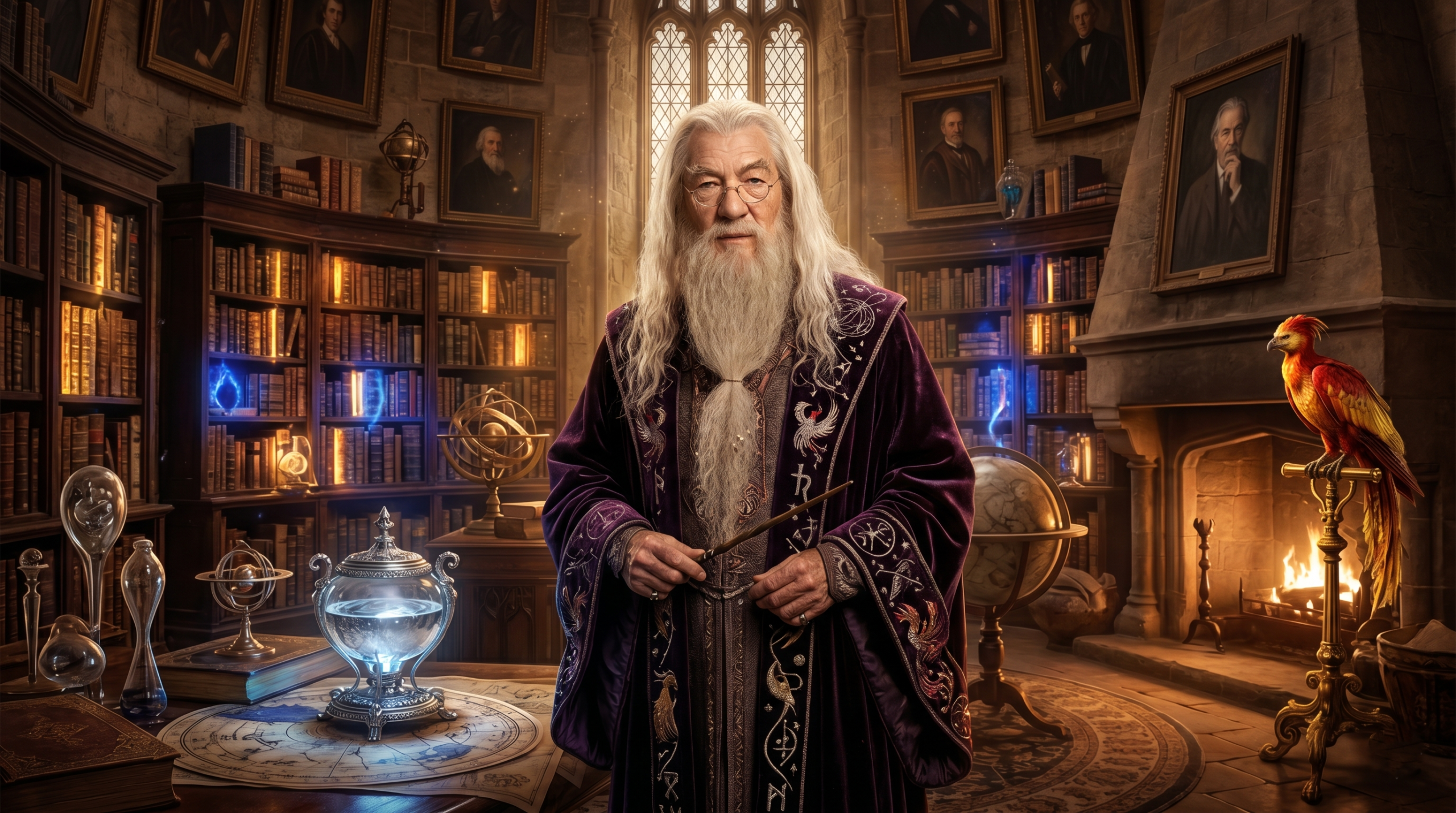 Ian McKellen as Dumbledore concept art what if casting