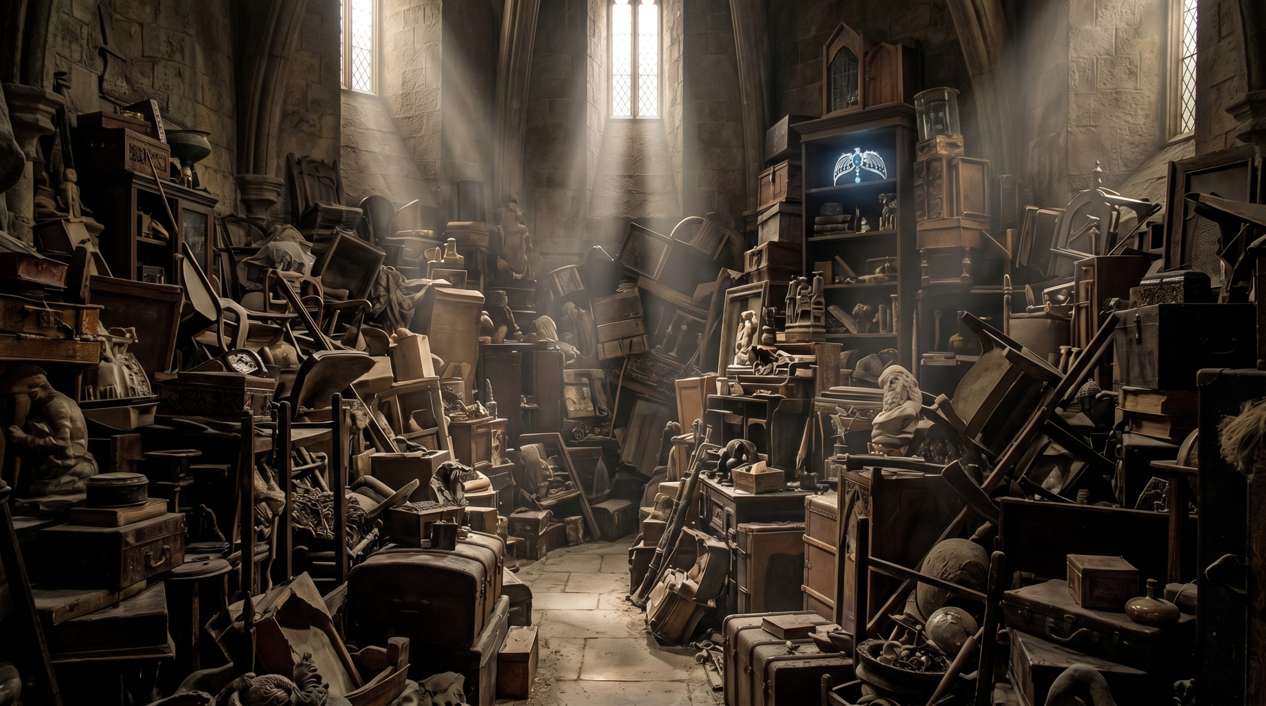 Room of Hidden Things full of lost magical artifacts Harry Potter