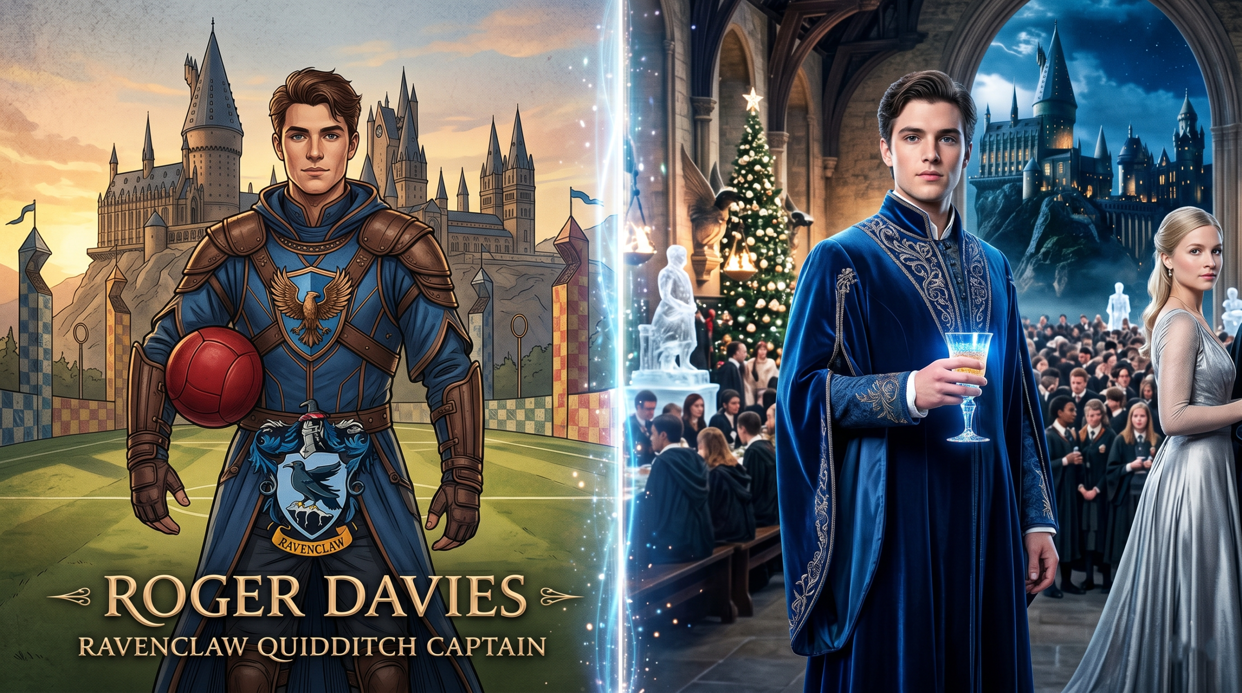 Roger Davies character comparison between Harry Potter books and movies