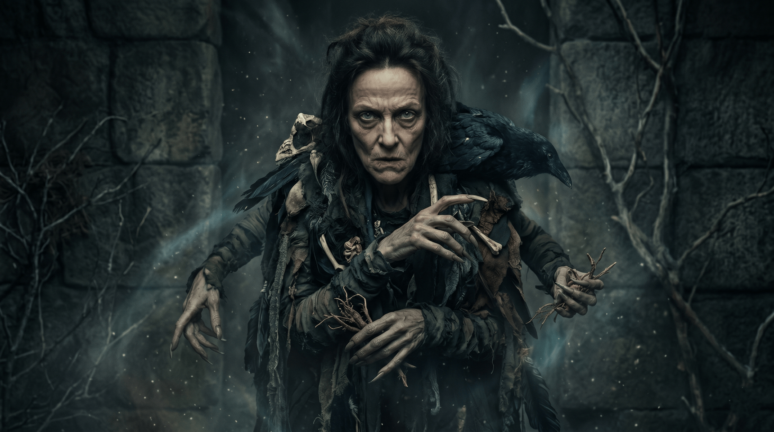 Kathryn Hunter in The Tragedy of Macbeth showcasing her powerful acting career after Harry Potter