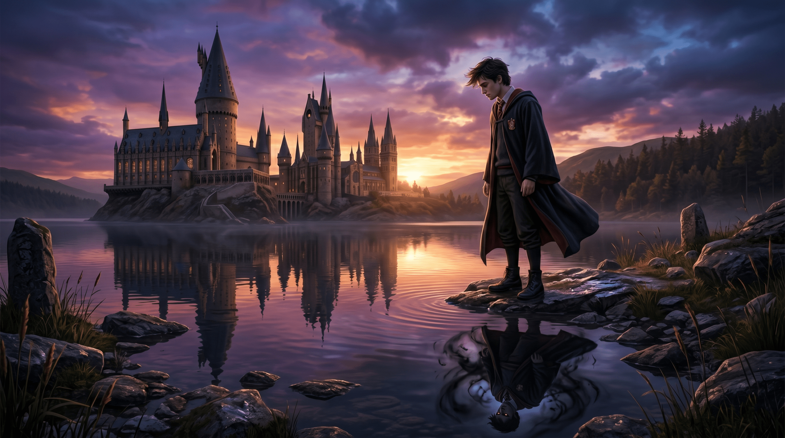 Mattheo Riddle internal struggle and emotional depth in Harry Potter fandom