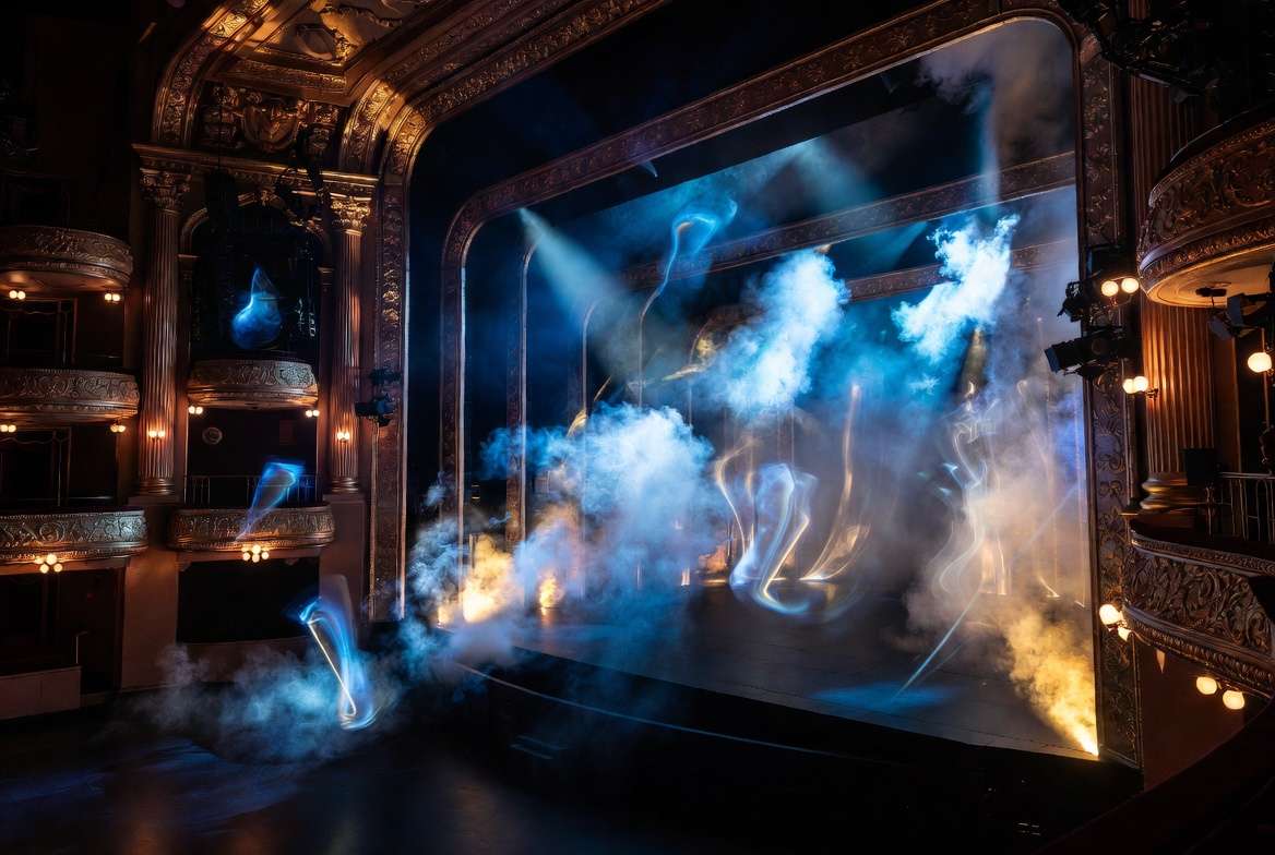 Harry Potter and the Cursed Child stage production inside the historic James M. Nederlander Theatre Chicago