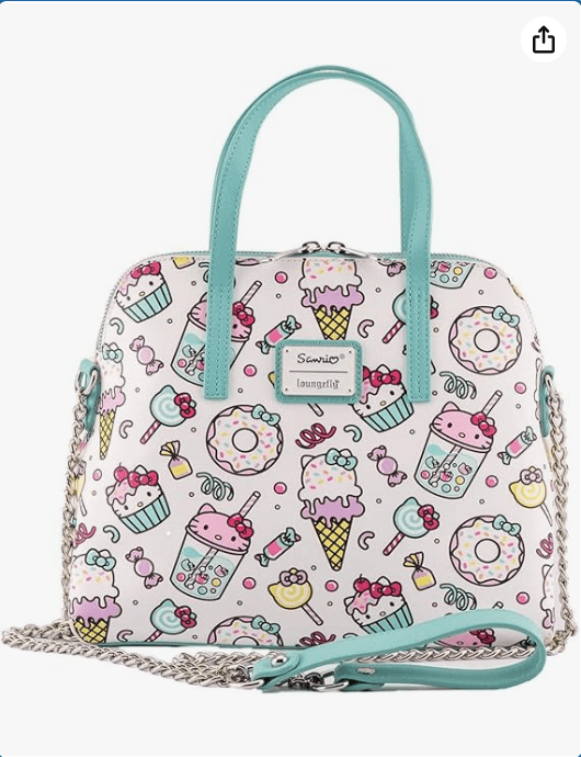 Loungefly Hello Kitty Sweets Treats Crossbody Bag Purse 