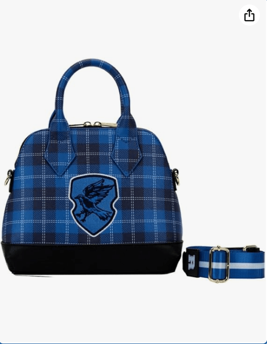 Loungefly Harry Potter Varsity Ravenclaw Plaid Crossbody 
