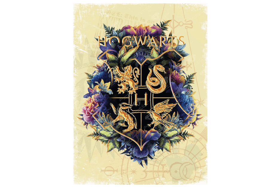 DIAMOND ART CLUB Hogwarts Crest - Fine Oddities Diamond Painting Kit, Fun DIY Crafts for Adults, Square Diamond Art Canvas, 17" x 24" (43 cm x 61 cm) 
