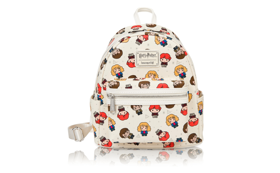 Loungefly Harry Potter Chibi Characters All Over Print Mini Backpack
