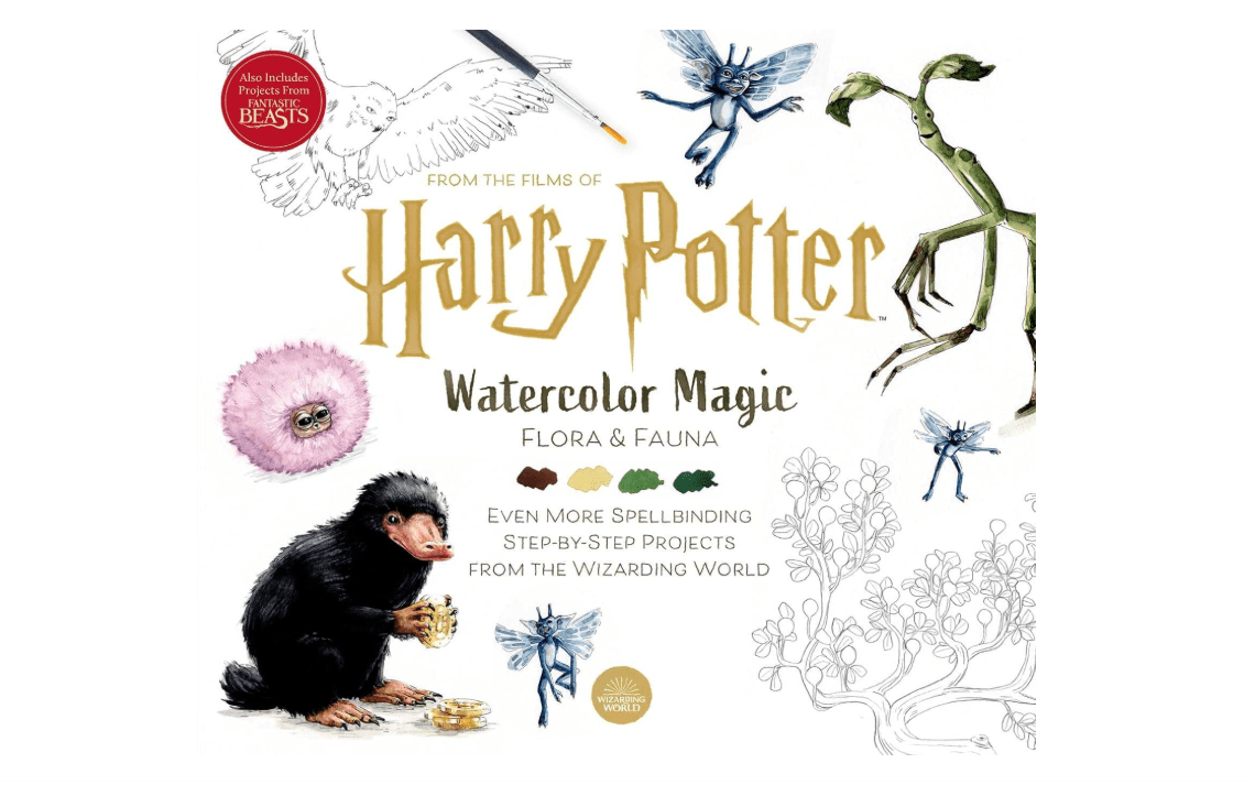 Harry Potter: Watercolor Magic: Flora & Fauna 