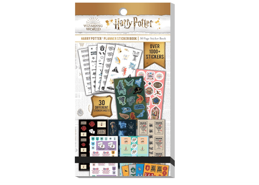 Conquest Journals Harry Potter Planner Sticker Book for Planners, Journals and Projects, 30 Pages, Over 1,000 Stickers, Magical Creatures, Spells, Charms... 