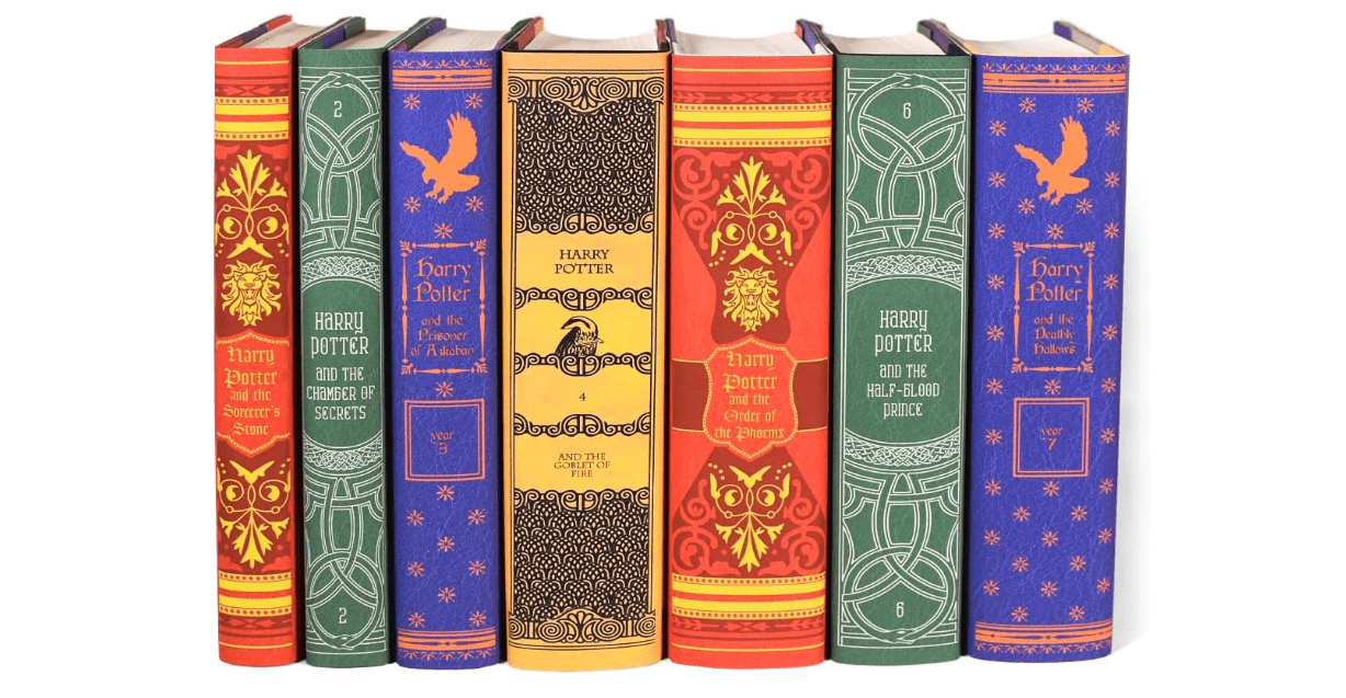 Juniper Books Harry Potter Boxed Set: House Mashup Edition | 7-Volume Hardcover Book Set with Custom Designed Dust Jackets published by Scholastic | J.K.... 