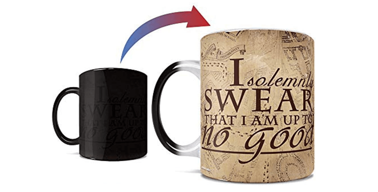 Morphing Mugs Harry Potter - Hogwarts Marauder's Map - I Solemnly Swear - 11 oz Heat Sensitive Mug – Image Revealed With HOT Liquid added! - Officially...
