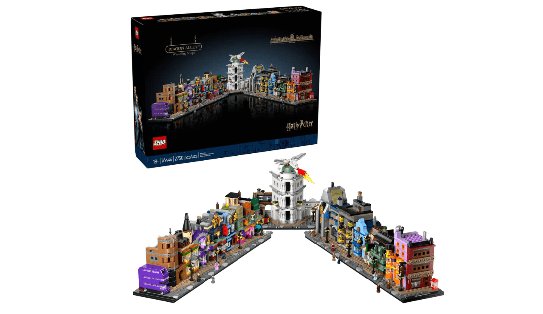 LEGO Harry Potter Diagon Alley Wizarding Shops Building Set for Adults - Collectible Kit for Harry Potter Fans with 12 Microfigures - Gift Idea for Men,...
