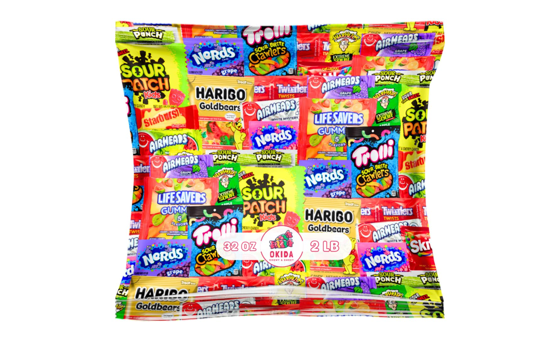 Assorted Candy Pack – Assorted Individually Wrapped Party Candies – Candy for Every Occasion (32 oz) 