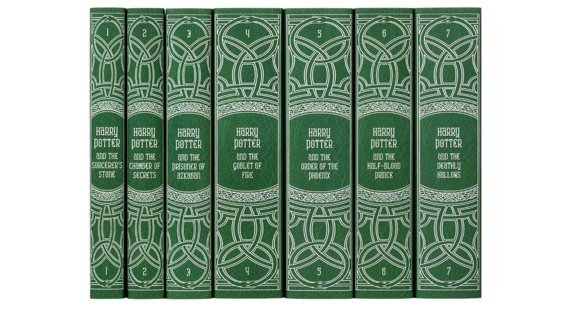 Juniper Books Harry Potter Boxed Set: Slytherin Edition | 7 Hardcover Volumes with Custom Designed Art Book Covers | Author J.K. Rowling | Includes All 7... 