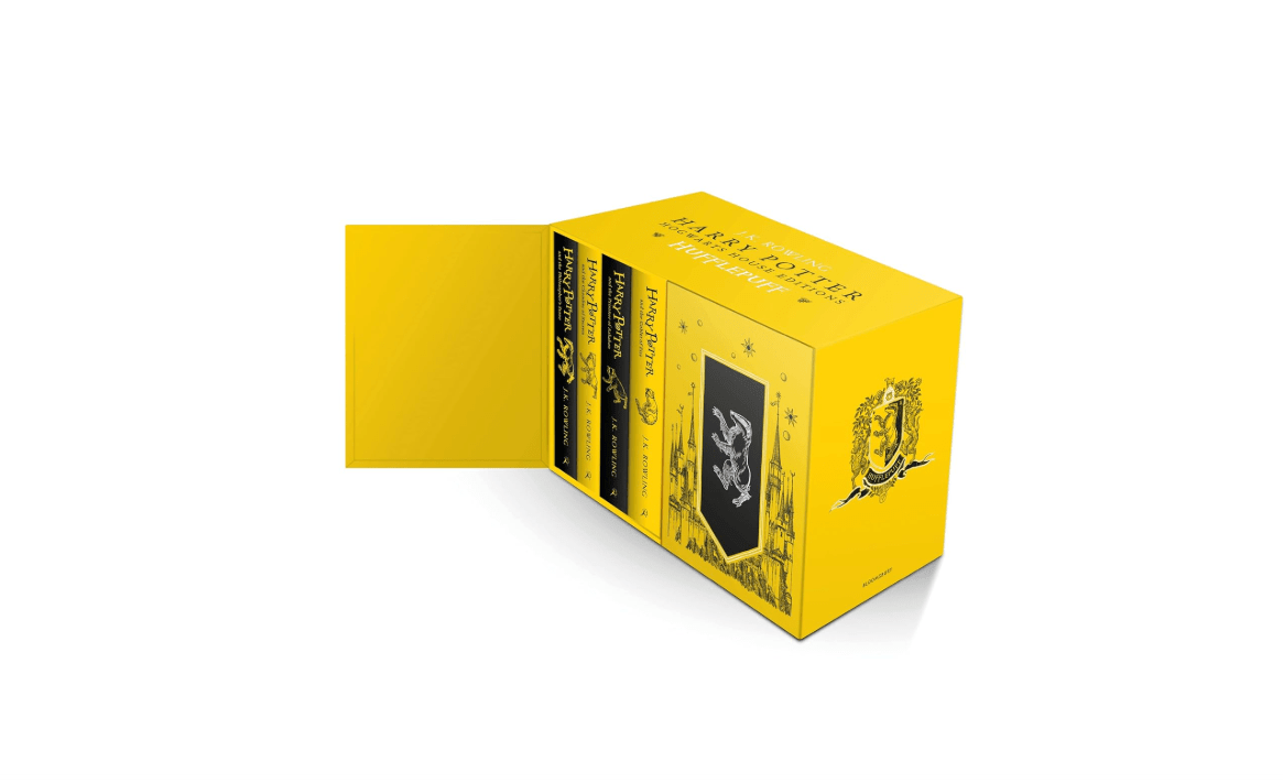Harry Potter Hufflepuff House Editions Hardback Box Set 