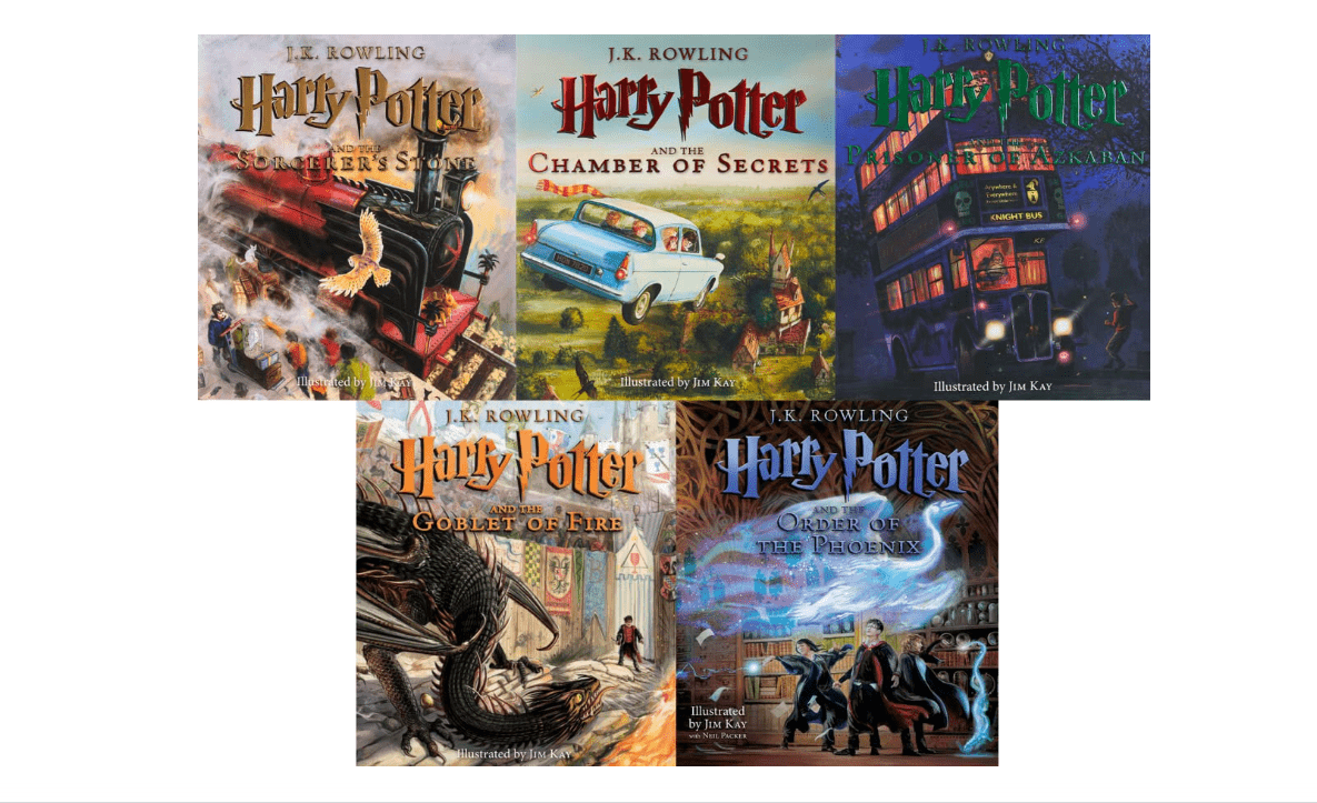 Harry Potter Illustrated Collection 1-5
