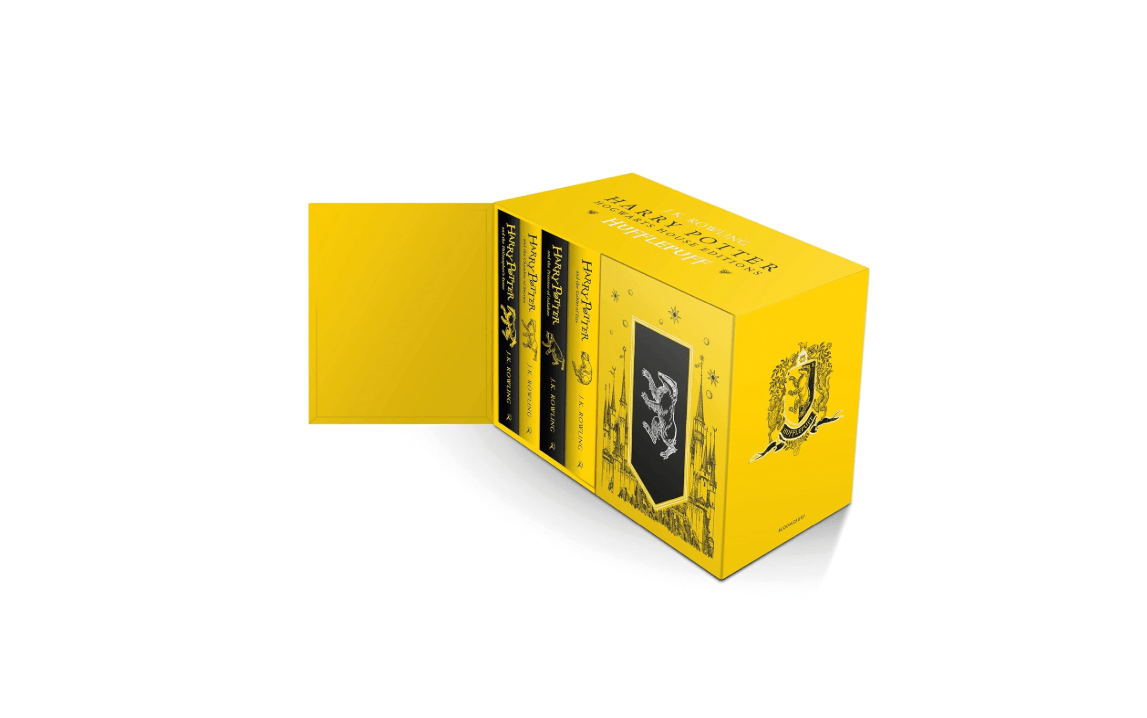 Harry Potter Hufflepuff House Editions Hardback Box Set
