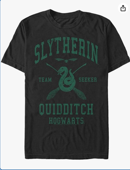 Harry Potter Men's Slytherin Quidditch Seeker 