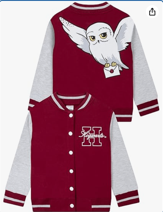 Harry Potter Jacket, Hogwarts Boys Jacket, Cotton Bomber Jackets For Boys, Hogwarts Kids Varsity Jackets 