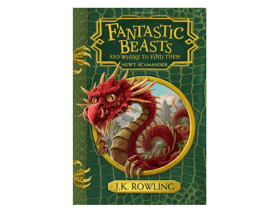 Fantastic beasts and where to find them: hogwarts library book