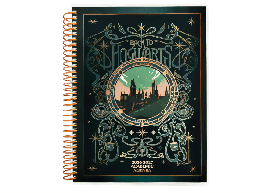 ConQuest Journals Harry Potter 2026-2027 Hogwarts Academic Agenda, July - June, 8.5'' x 6.5'', Spiral-Bound, Weekly/Monthly Calendar Planner... 