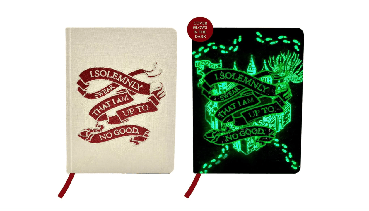 Harry Potter: Marauder's Map Glow in the Dark Journal 