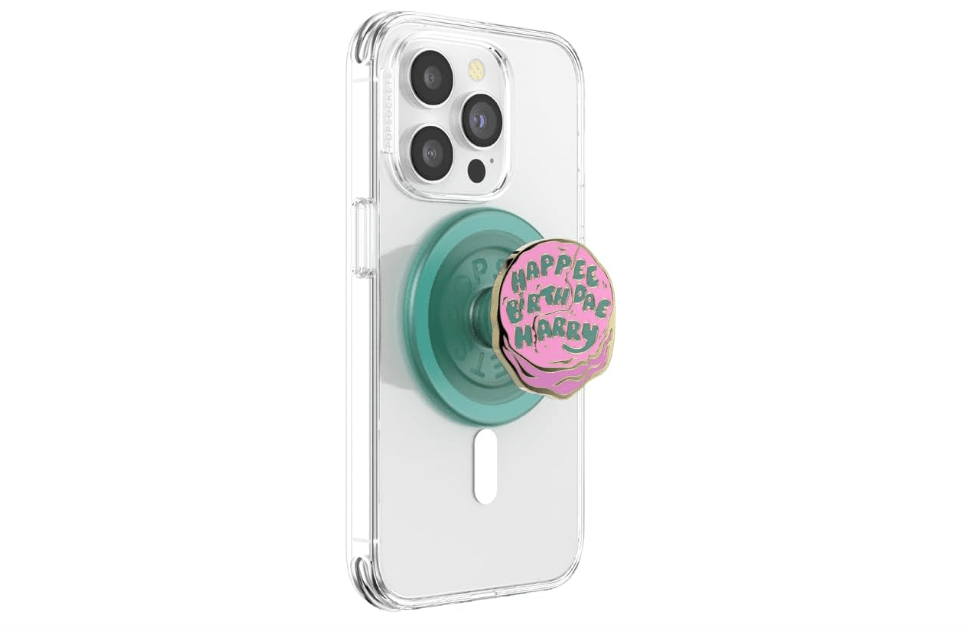 PopSockets Phone Grip for MagSafe, Magnetic Holder, Phone Stand, Harry Potter - Happee Birthdae Harry