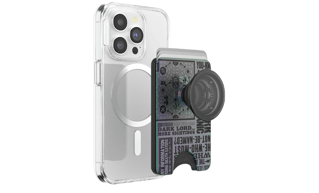 PopSockets Phone Wallet for MagSafe, Phone Card Holder with Grip, Harry Potter - Dark Lord Returned