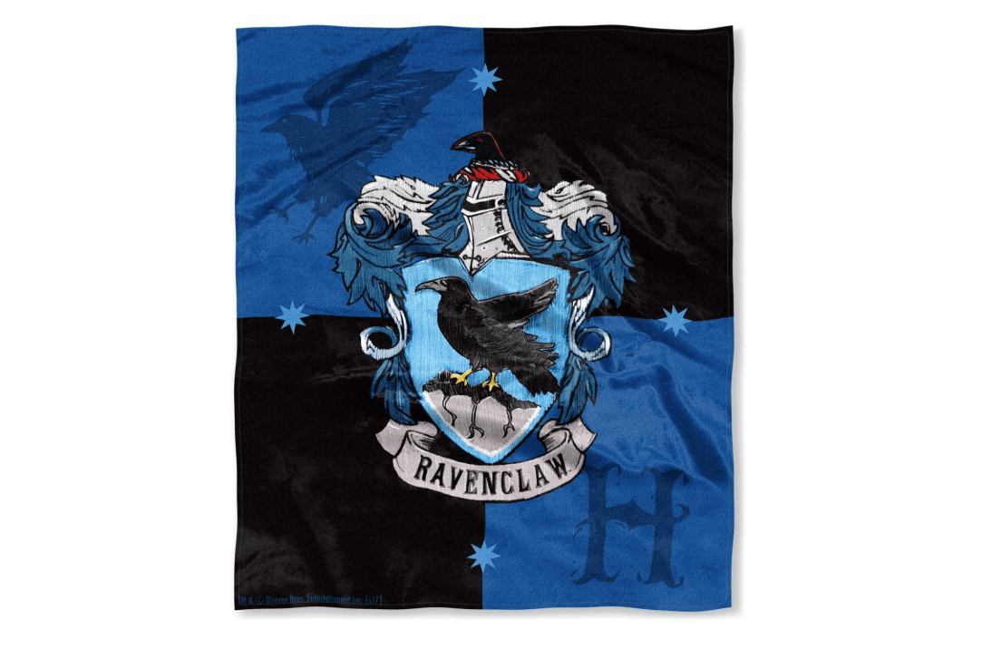 Harry Potter House Crests Silk Touch Throw Blanket 50" x 60"- Ravenclaw 