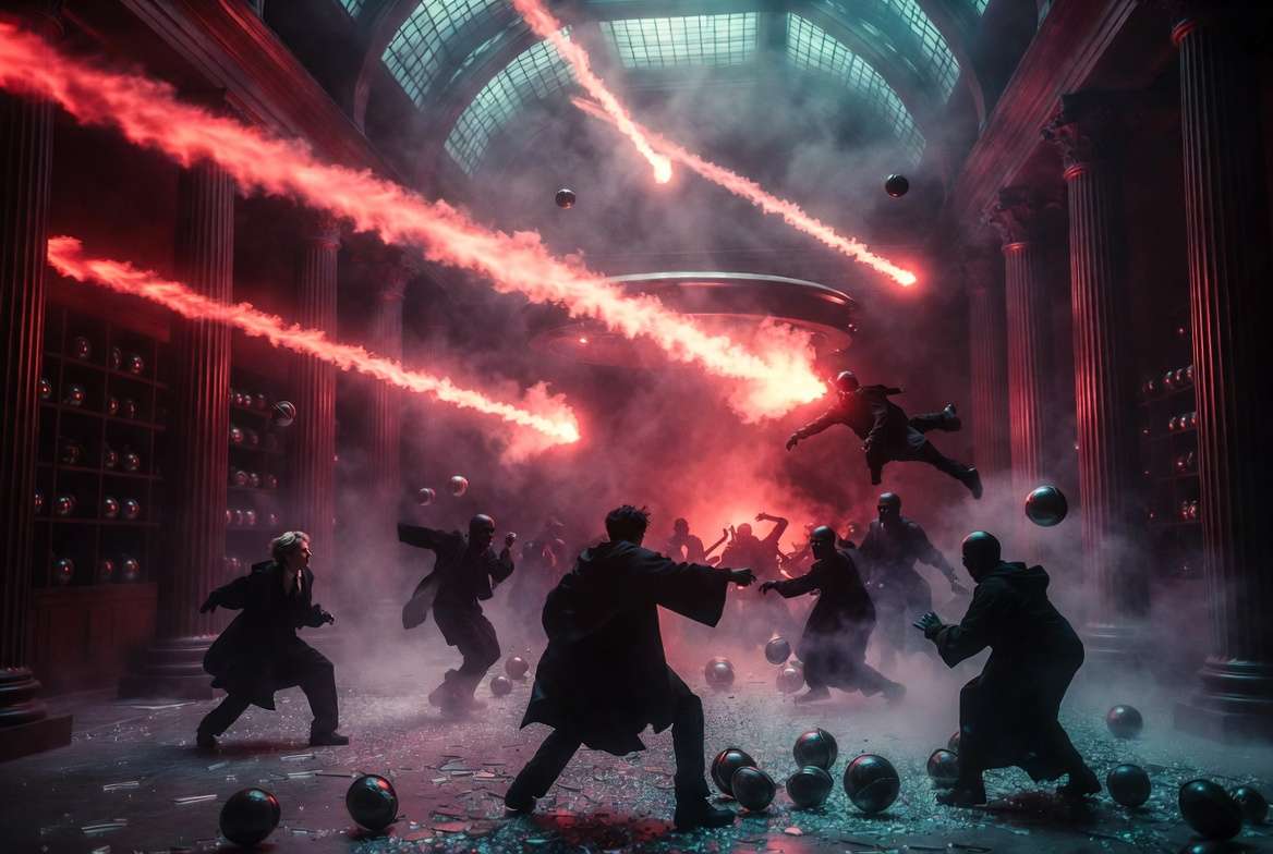 Battle of the Department of Mysteries Stupefy spell scene Harry Potter