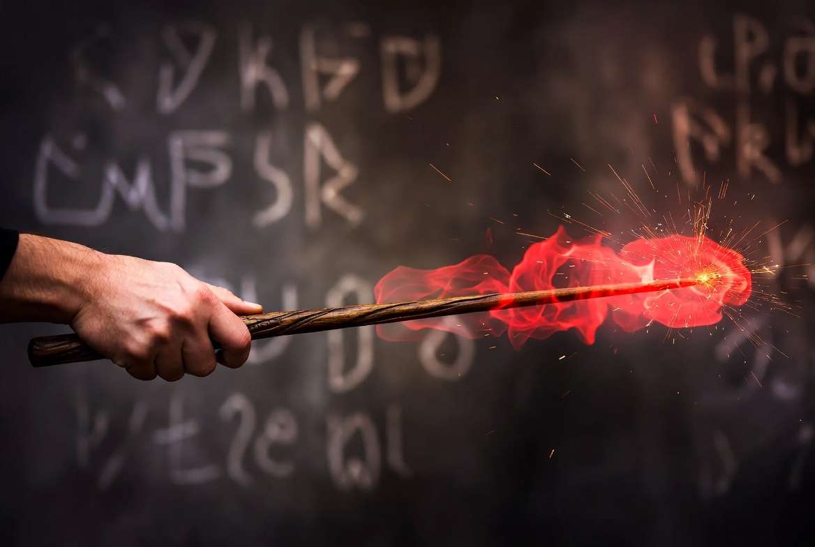 How to cast Stupefy spell wand movement and technique Harry Potter