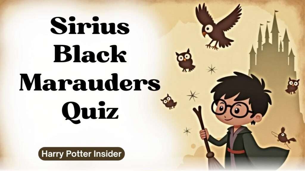 Sirius Black Marauders Quiz