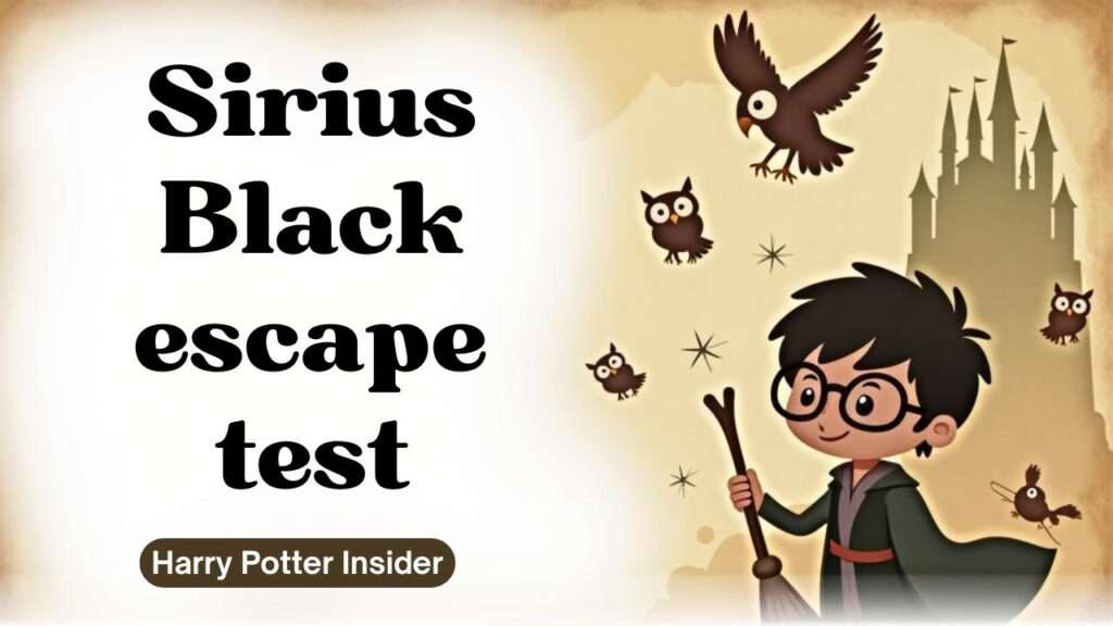 Sirius Black escape test
