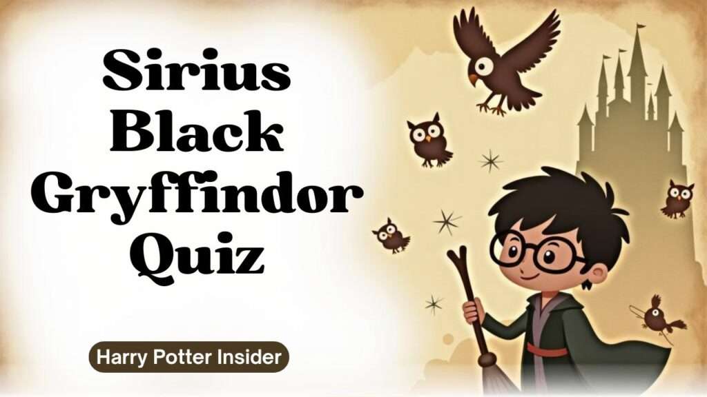 Sirius Black Gryffindor Quiz