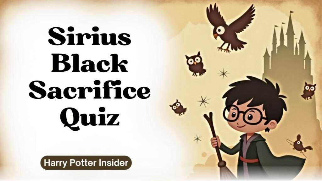Sirius Black Sacrifice Quiz