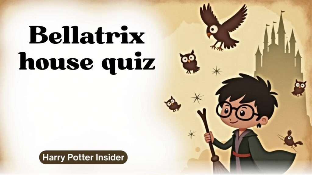 Bellatrix house quiz