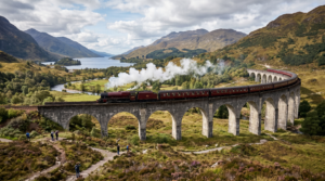 Hogwarts Express in Scotland