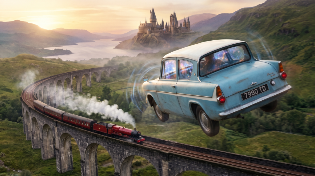 Ford Anglia from Harry Potter
