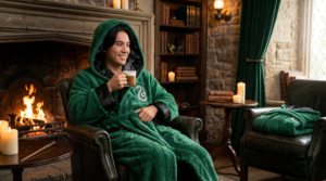 slytherin bathrobe