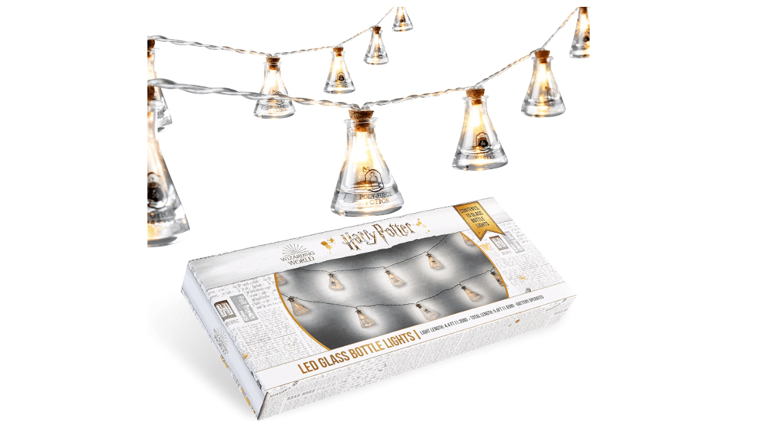 Harry Potter Fairy Lights Potion Bottle Hanging String Lights 10 LED 5ft for Bedroom Dorm Living Room Indoor Decor Gifts for Kids Adults