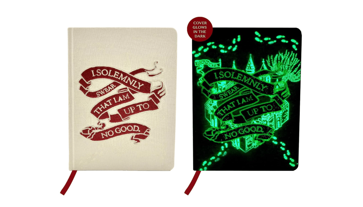 Harry Potter: Marauder's Map Glow in the Dark Journal