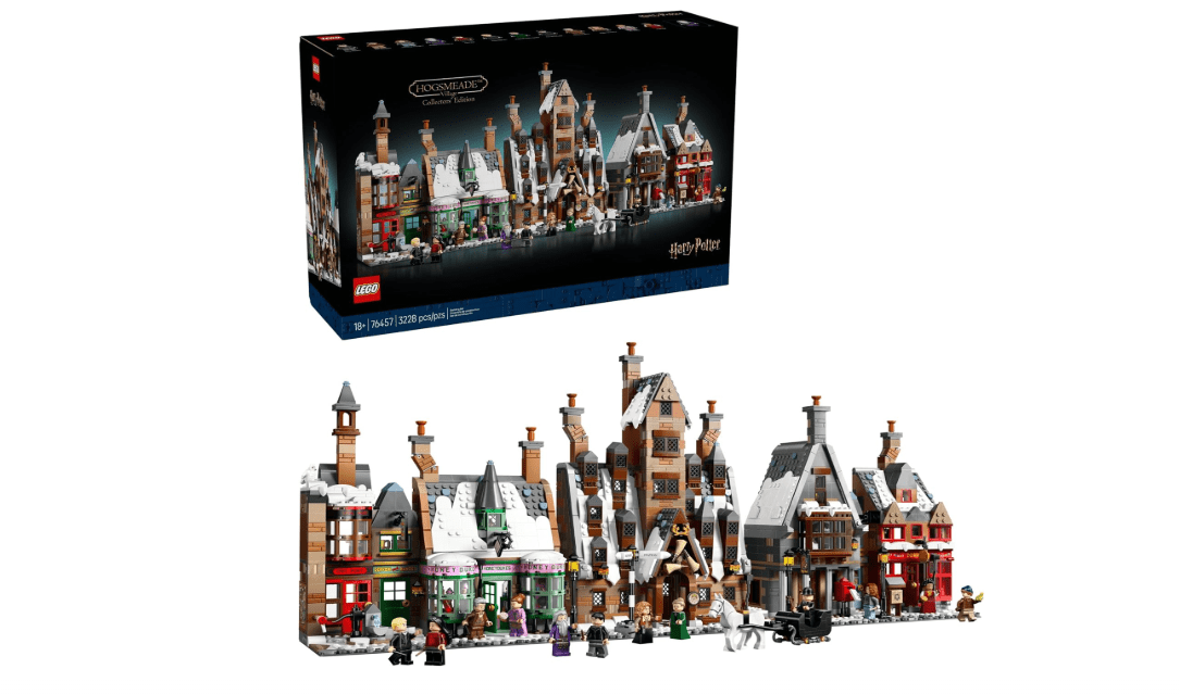 LEGO Harry Potter Hogsmeade Village – Collectors' Edition Building Set for Adults, Ages 18+ - Craft 7 Iconic Buildings - Kit Includes 12 Minifigures -... 