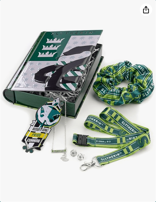 Official Harry Potter Slytherin House Tin Gift Set
