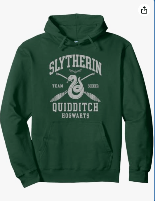 Harry Potter Slytherin Quidditch Arch Pullover Hoodie 