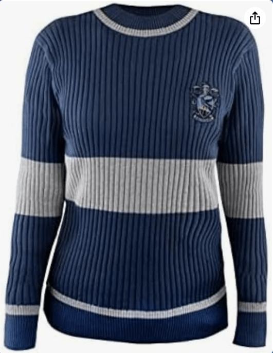 Cinereplicas Harry Potter - Quidditch Sweater Gryffindor/Slytherin/Ravenclaw/Hufflepuff - XS/S/M/L/XL - Official License 