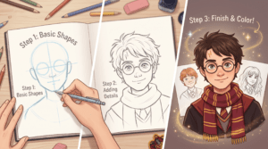 How to Draw Harry Potter Characters