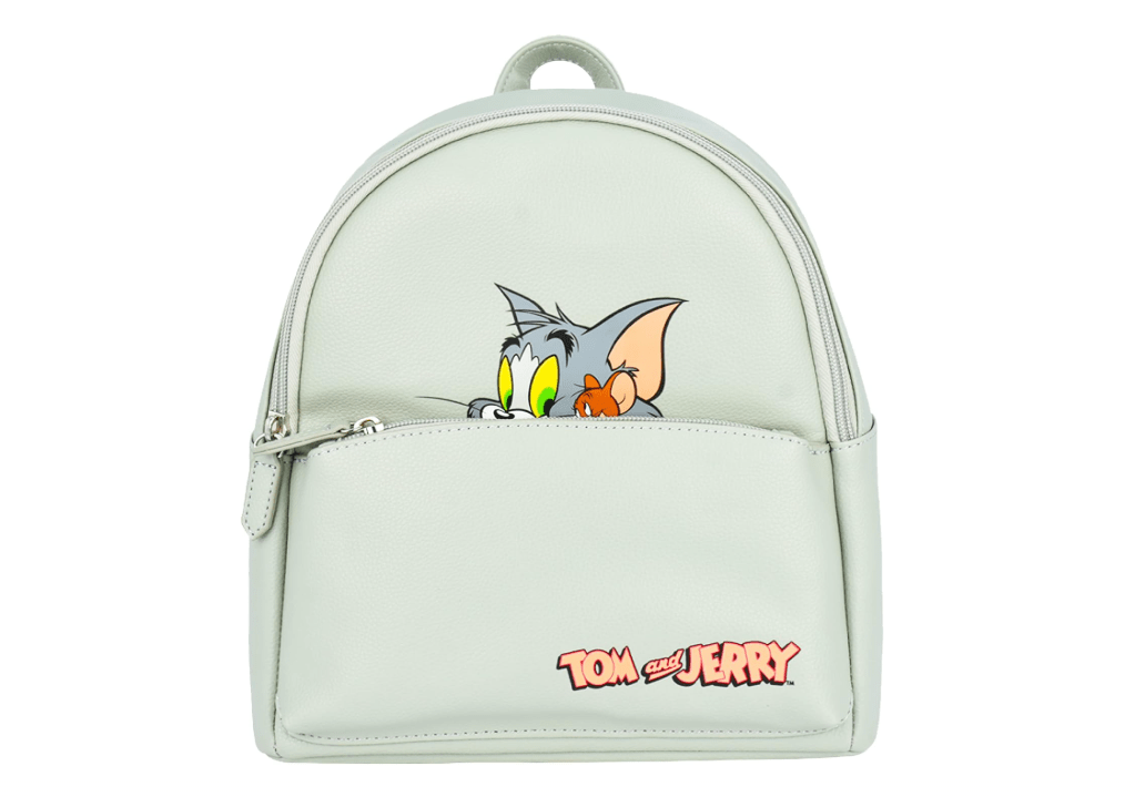 Danielle Nicole DANI Tom and Jerry Mini Backpack, Small Bookbag, Pale Green 