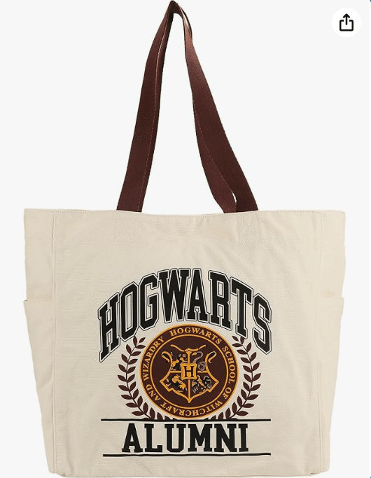 Bioworld Adult 15.5" Canvas Tote Bag 