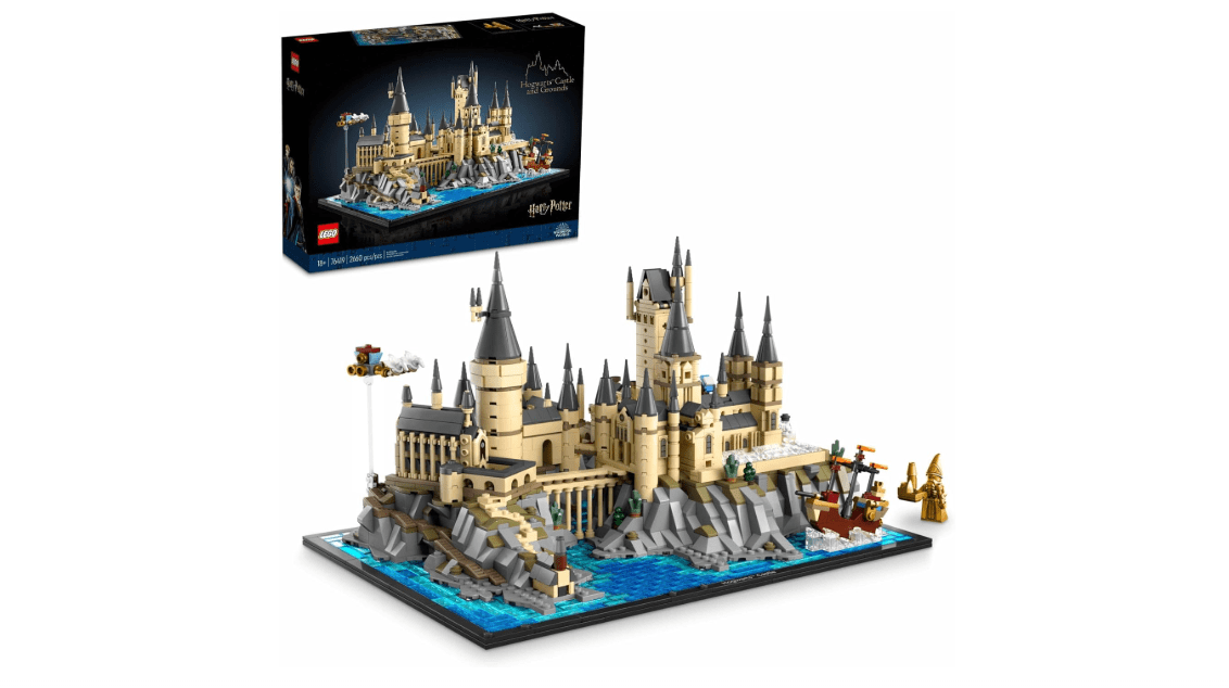LEGO Harry Potter Hogwarts Castle and Grounds 76419 Building Set, Gift Idea for Adults, Buildable Display Model, Collectible Harry Potter Playset, Recreate...